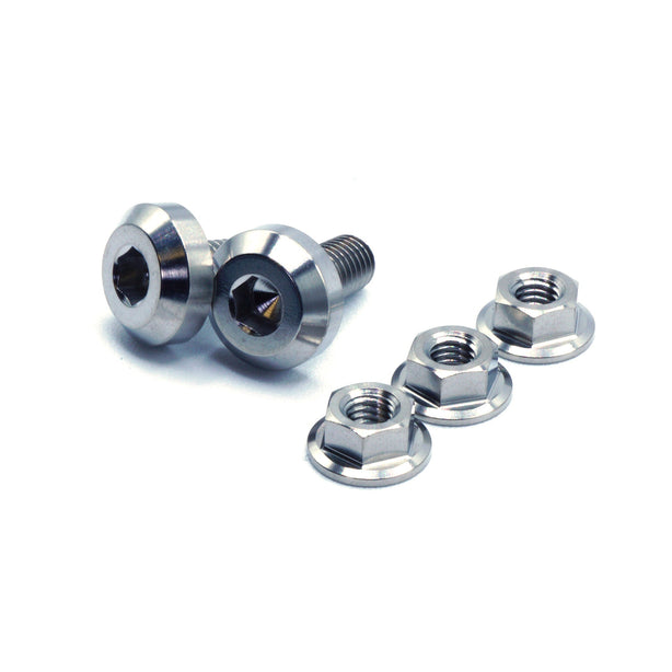Titanium Hardware Fuel Door Kit - Honda S2000 (2000-2009) - JSI Racing 