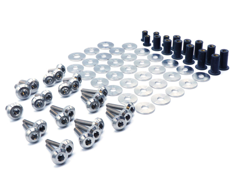 Stage 2 Titanium Hardware Engine Bay Kit - Honda Civic Si (2016-2021) - JSI Racing 