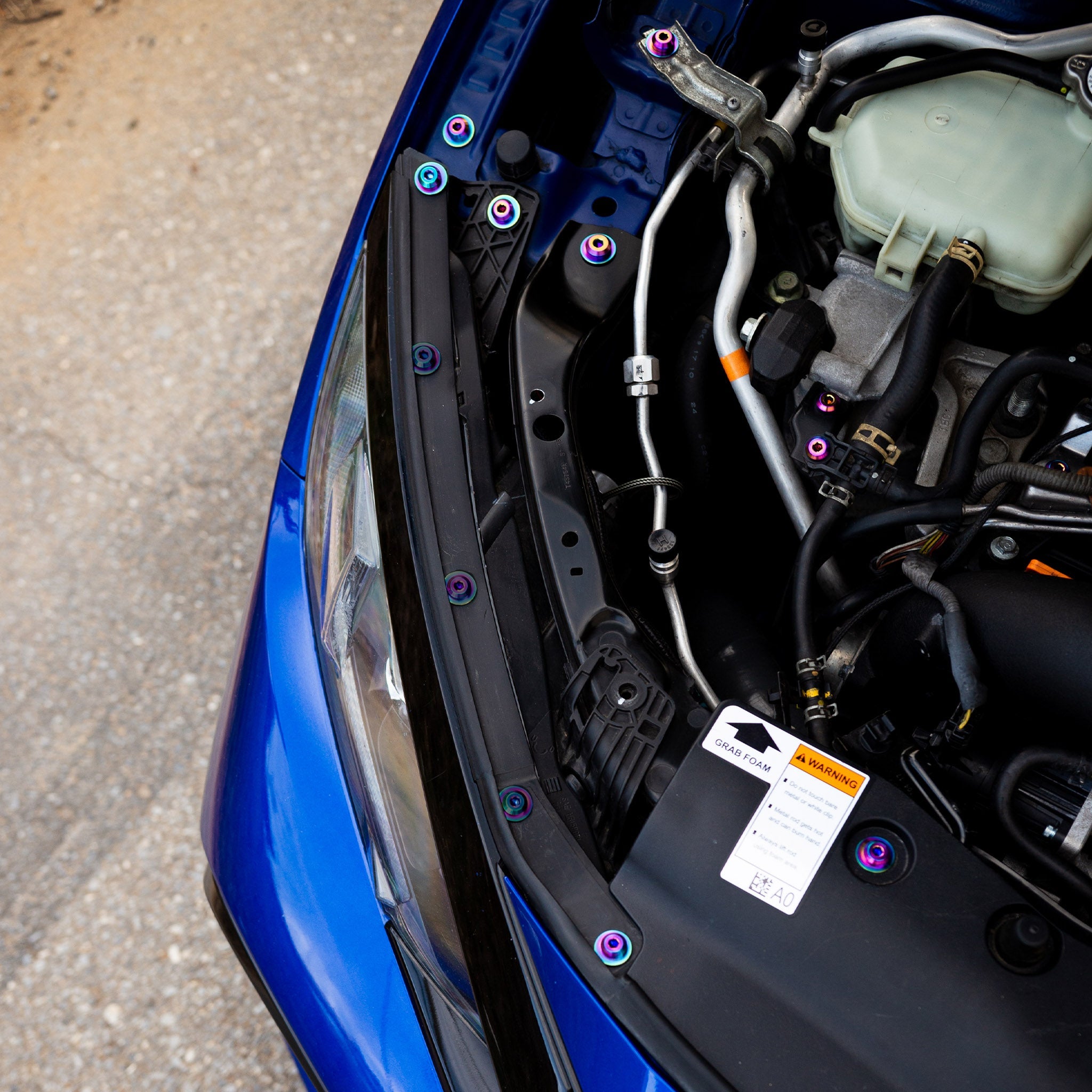 Stage 4 Titanium Hardware Engine Bay Kit - Honda Civic Si (2016-2021) - JSI Racing 