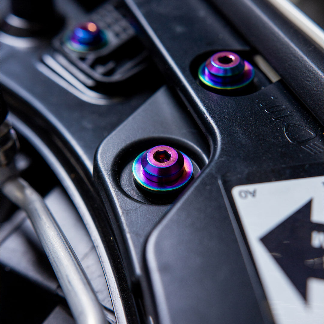 Titanium Hardware Plastic Clip Delete Kit - Honda Civic Type R (2023+) - JSI Racing 
