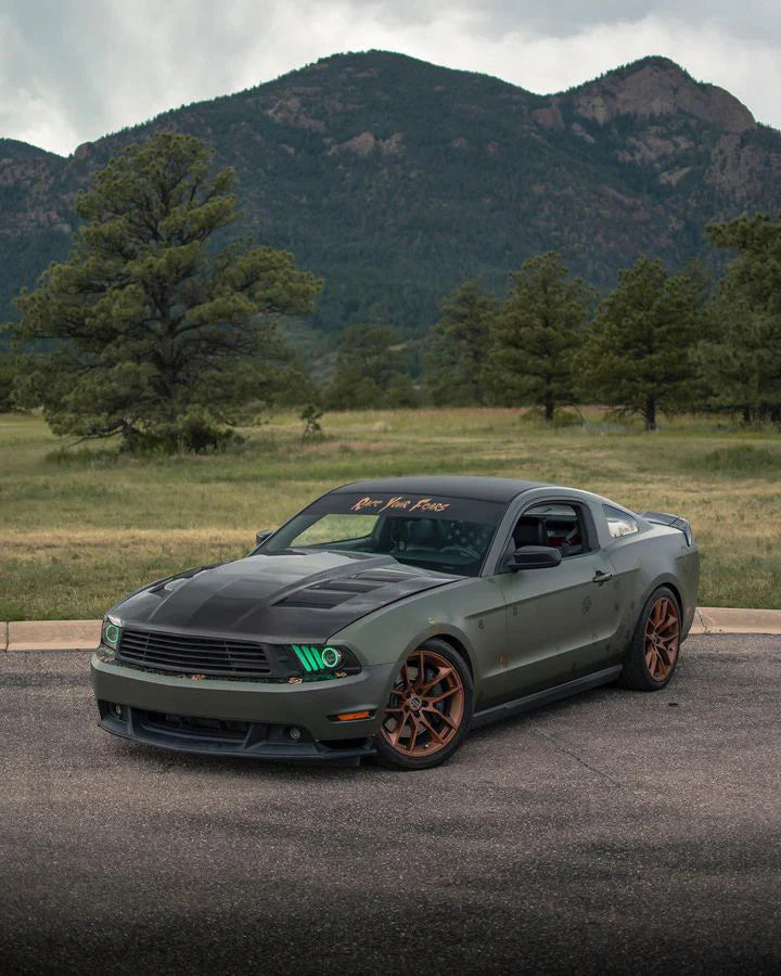 NTXGlow S550 Style RGB Headlights (2010-2012 Ford Mustang) - JSI Racing 