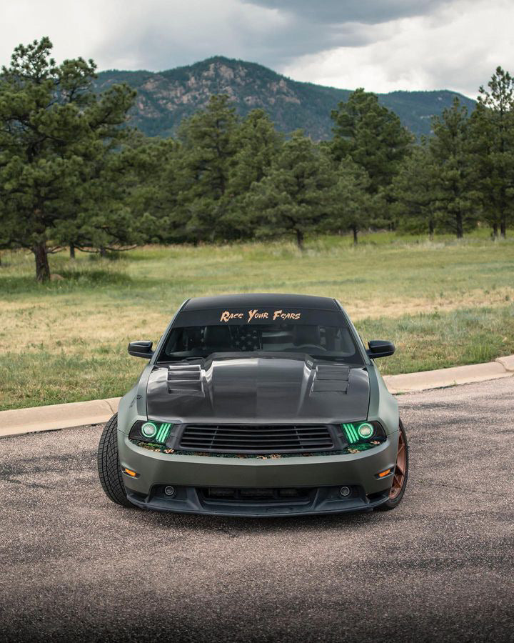 NTXGlow S550 Style RGB Headlights (2010-2012 Ford Mustang) - JSI Racing 