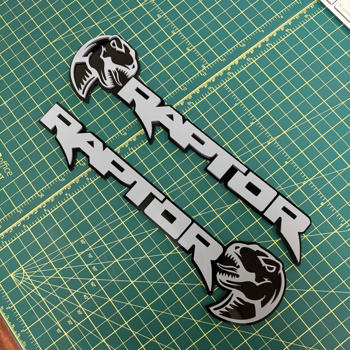 FSPE Ford Raptor Door Emblems (F-150, Ranger, Bronco – Pair)