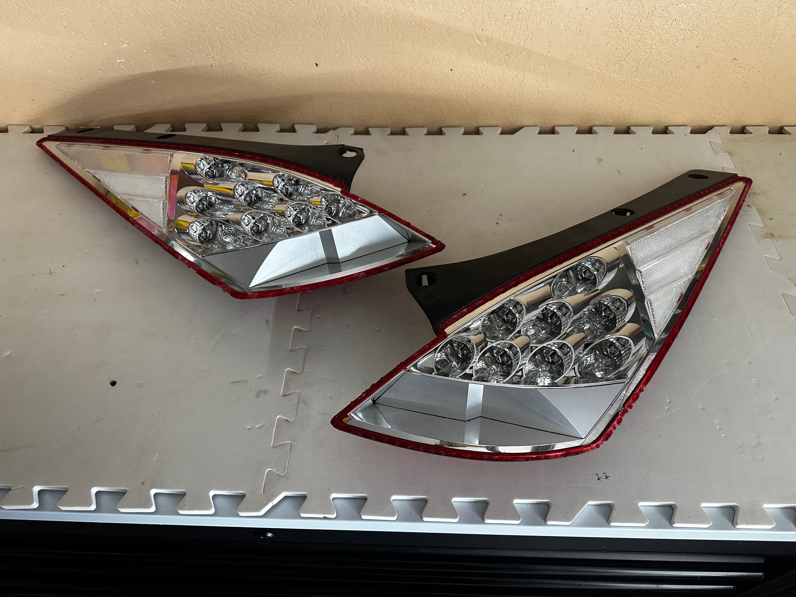 NTXGlow Oem Clear Tail Lights (2003-2008 Nissan 350Z) - JSI Racing 