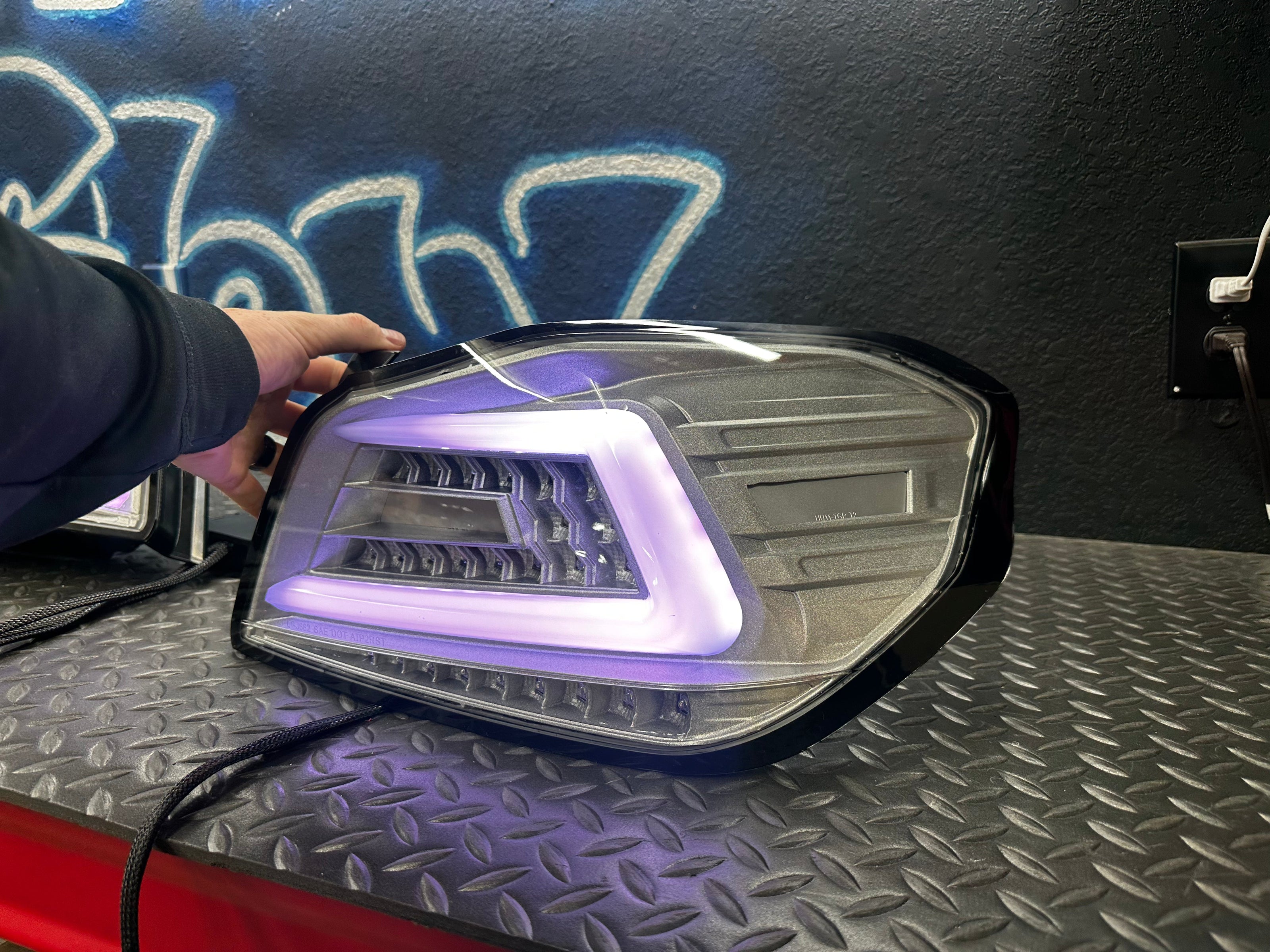 NTXGlow Clear Color Shifting Spec D Tail Lights (2015-2021 Subaru WRX) - JSI Racing 