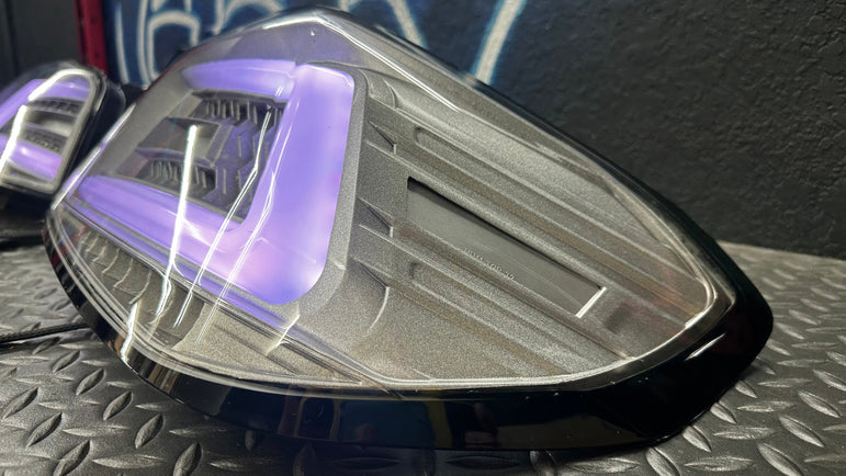NTXGlow Clear Color Shifting Spec D Tail Lights (2015-2021 Subaru WRX) - JSI Racing 