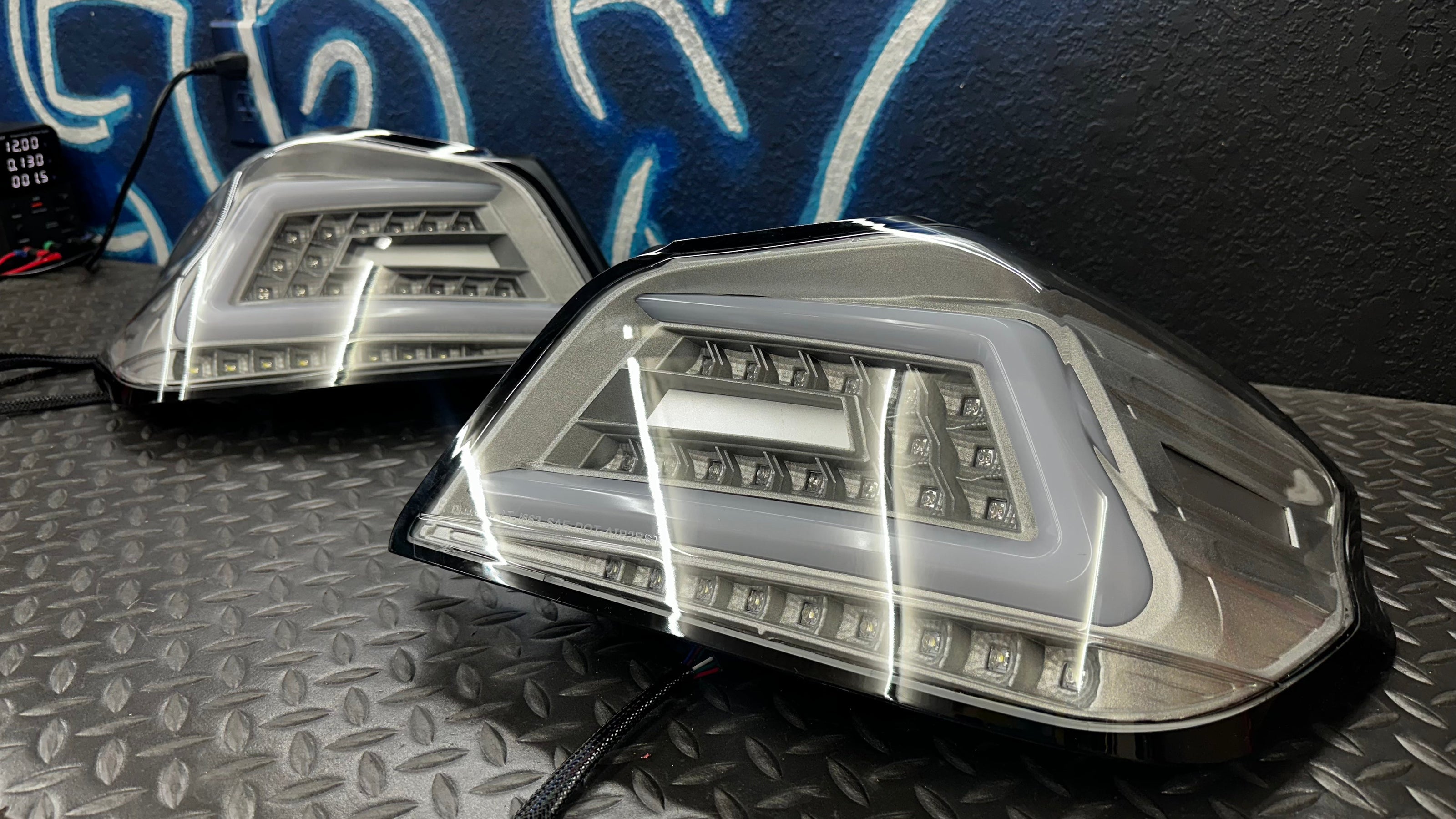 NTXGlow Clear Color Shifting Spec D Tail Lights (2015-2021 Subaru WRX) - JSI Racing 