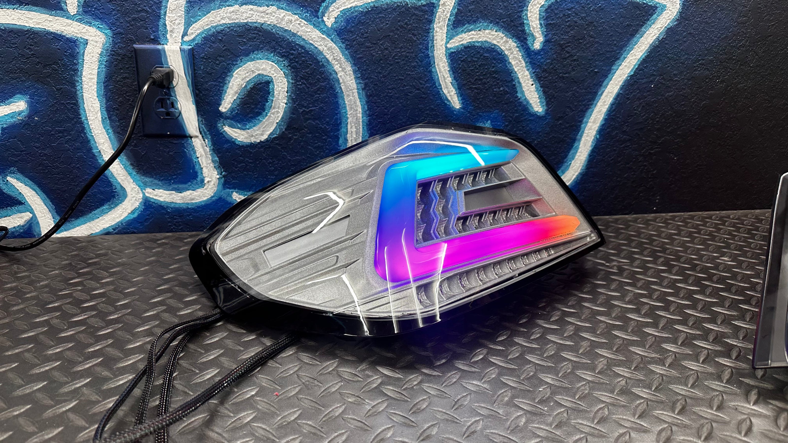 NTXGlow Clear Color Shifting Spec D Tail Lights (2015-2021 Subaru WRX) - JSI Racing 