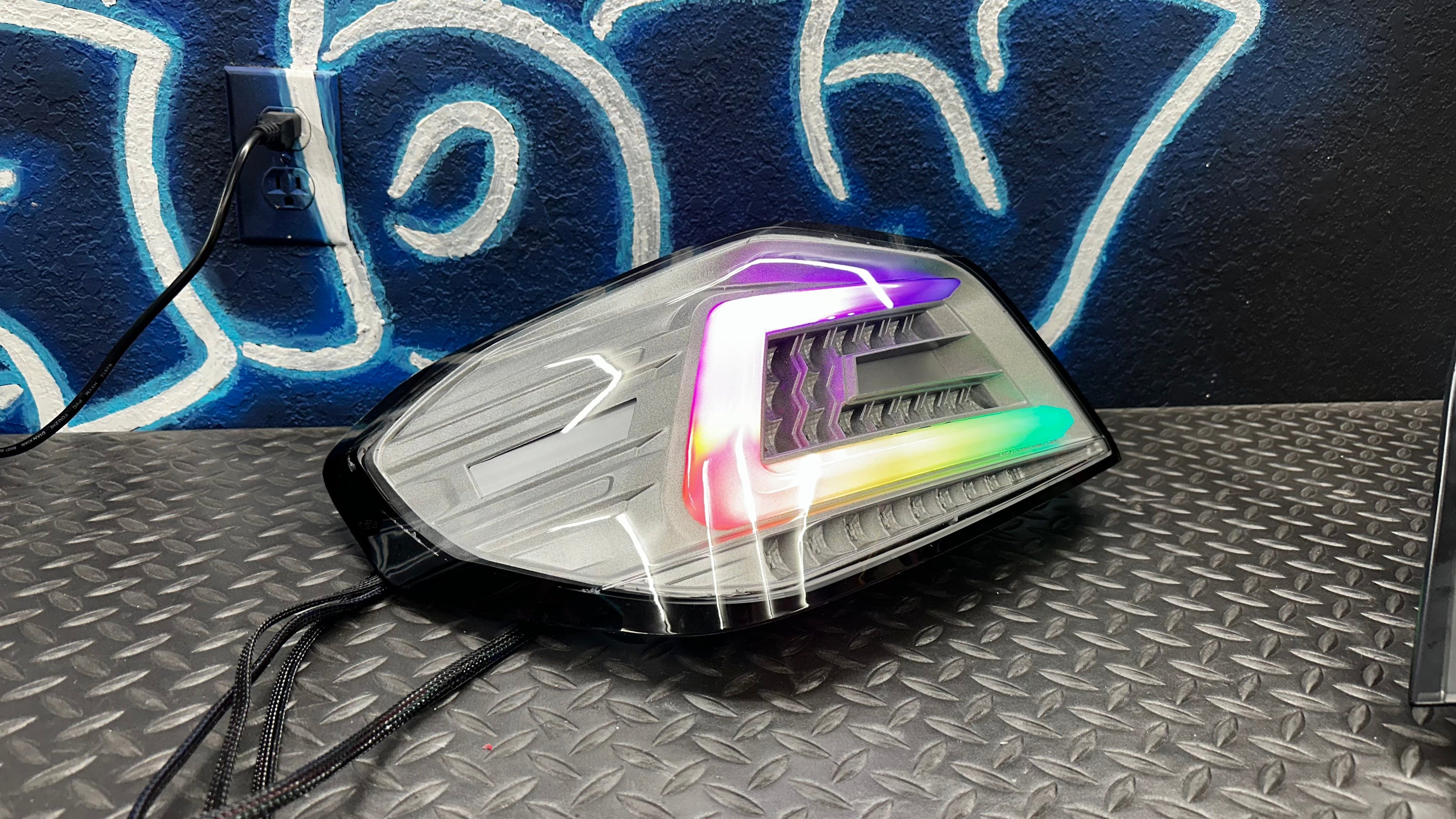 NTXGlow Clear Color Shifting Spec D Tail Lights (2015-2021 Subaru WRX) - JSI Racing 