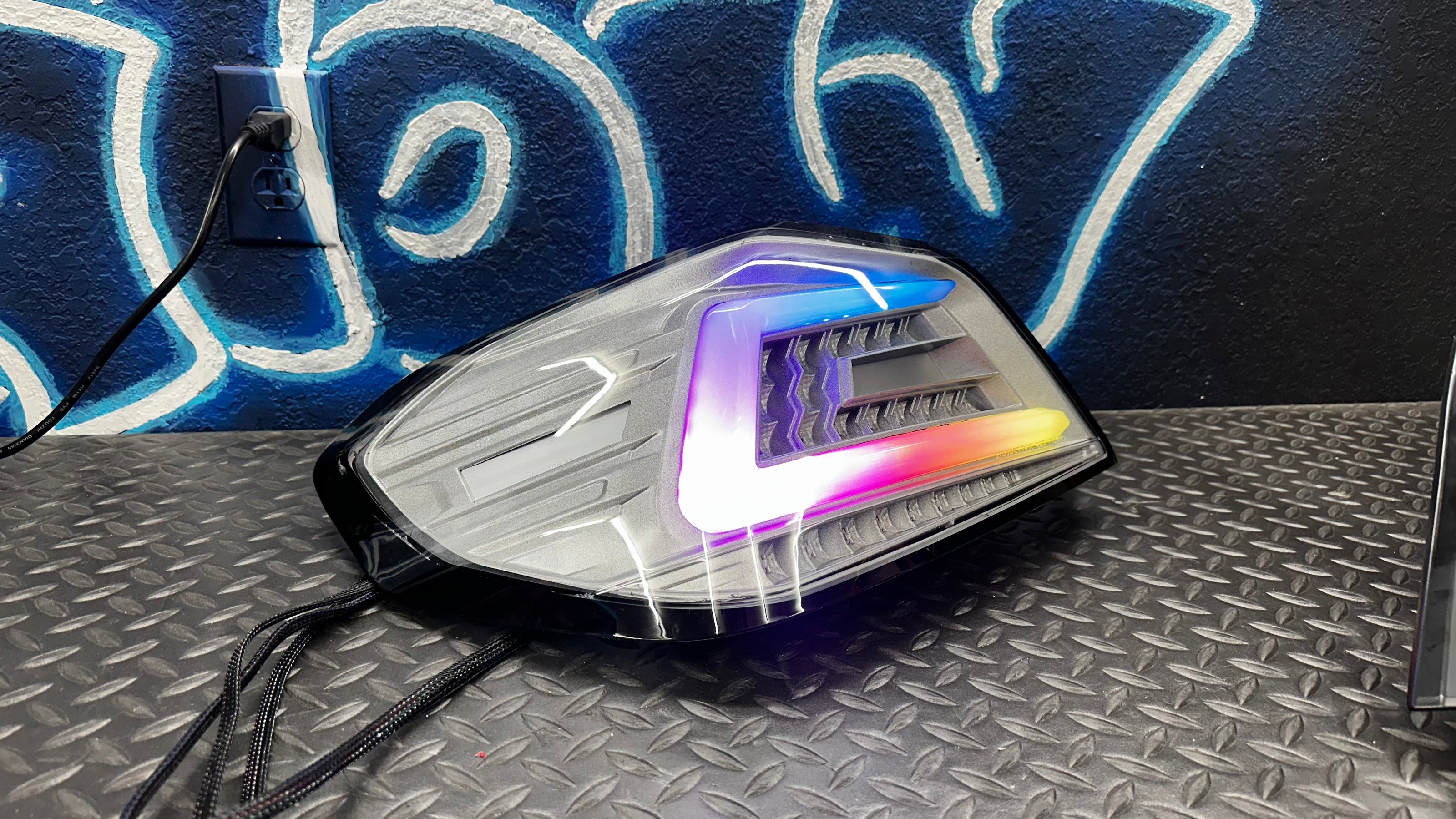 NTXGlow Clear Color Shifting Spec D Tail Lights (2015-2021 Subaru WRX) - JSI Racing 