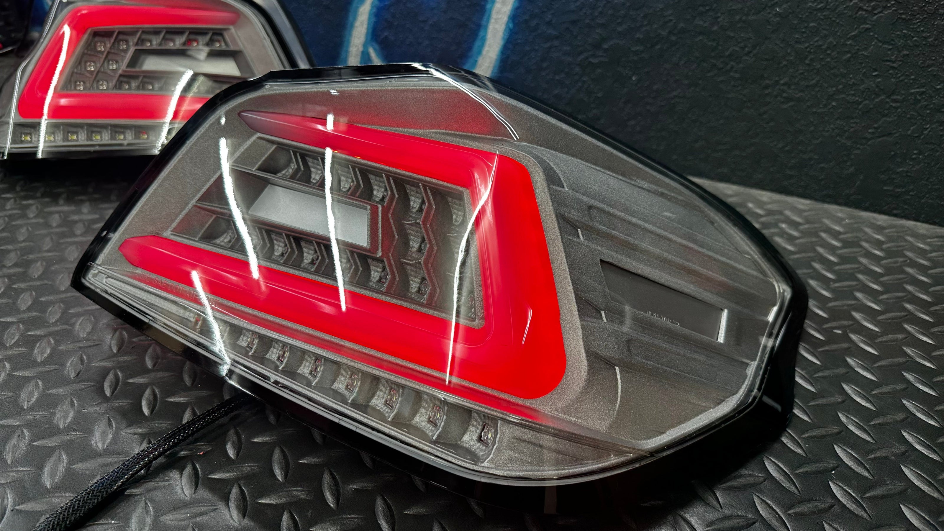 NTXGlow Clear Color Shifting Spec D Tail Lights (2015-2021 Subaru WRX) - JSI Racing 