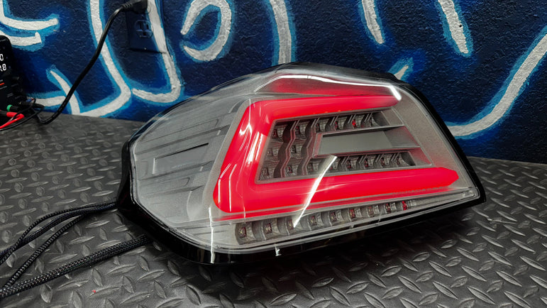NTXGlow Clear Color Shifting Spec D Tail Lights (2015-2021 Subaru WRX) - JSI Racing 