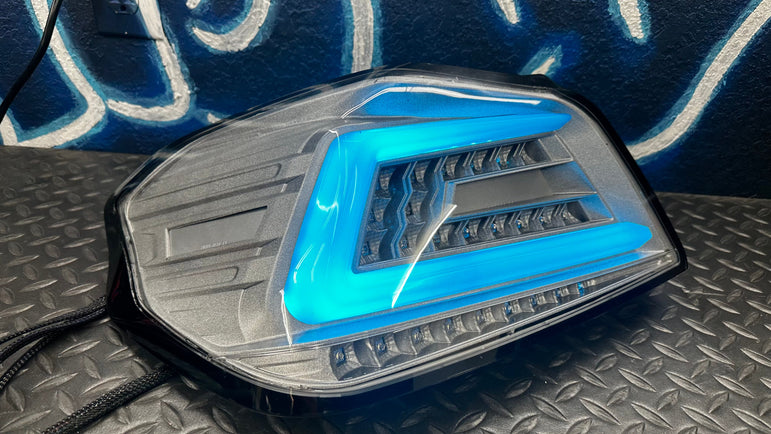 NTXGlow Clear Color Shifting Spec D Tail Lights (2015-2021 Subaru WRX) - JSI Racing 