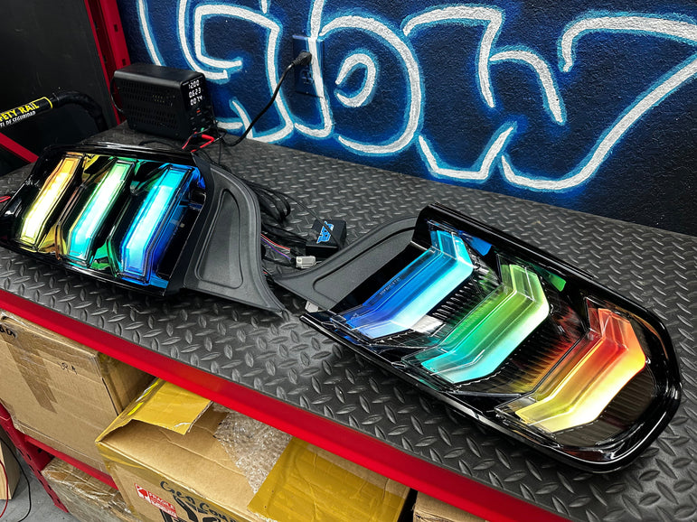NTXGlow RGB Tail Lights (2015-2023 Ford Mustang) NTXGlow