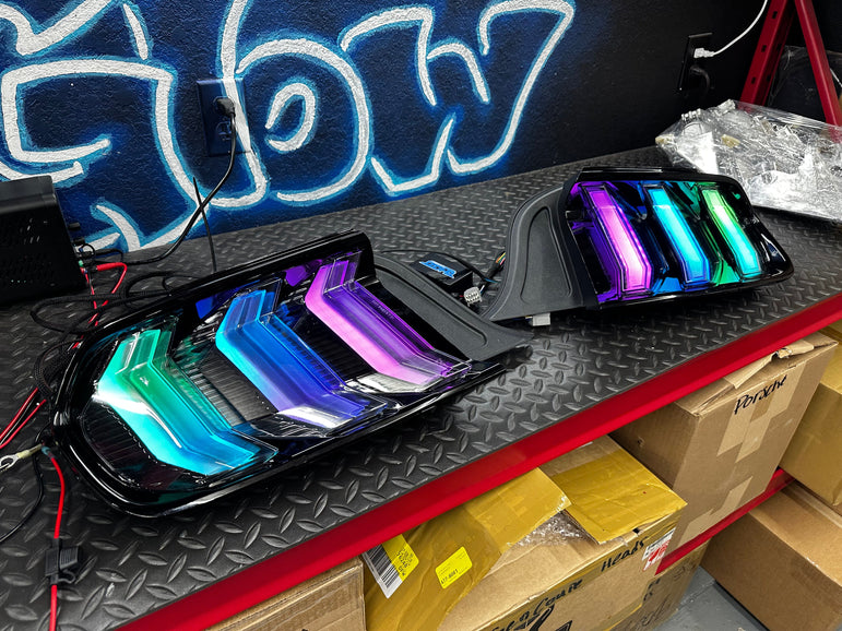 NTXGlow RGB Tail Lights (2015-2023 Ford Mustang) NTXGlow