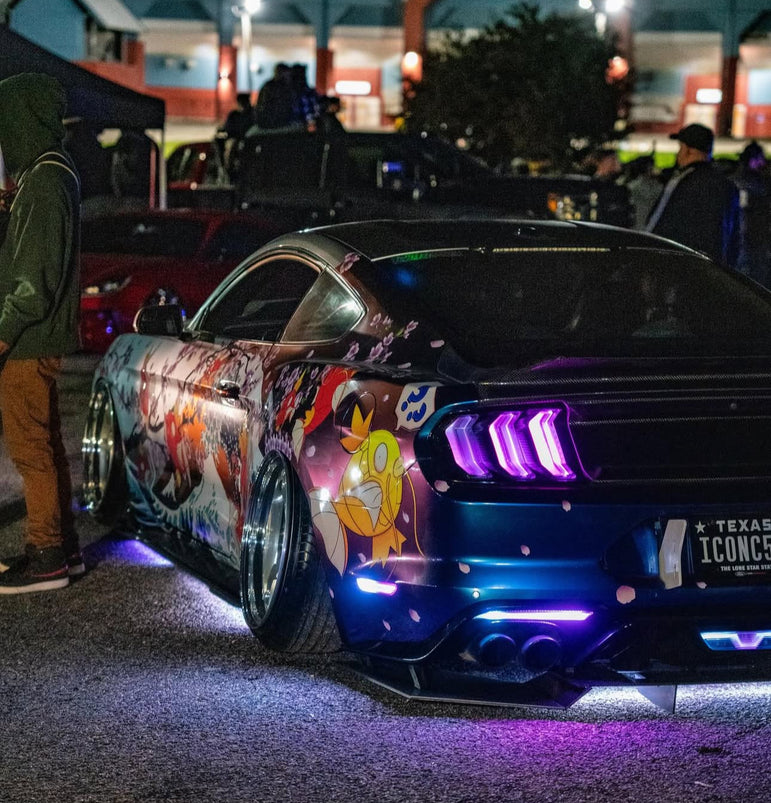 NTXGlow RGB Tail Lights (2015-2023 Ford Mustang) - JSI Racing 