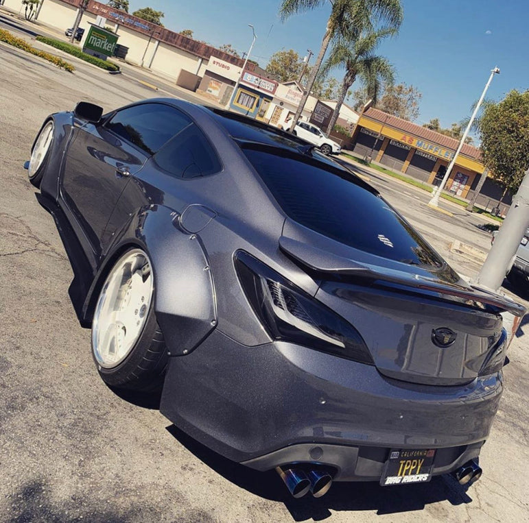 NTXGlow BLACK Eagle Eye Tail Lights (2010-2016 Hyundai Genesis Coupe) - JSI Racing 