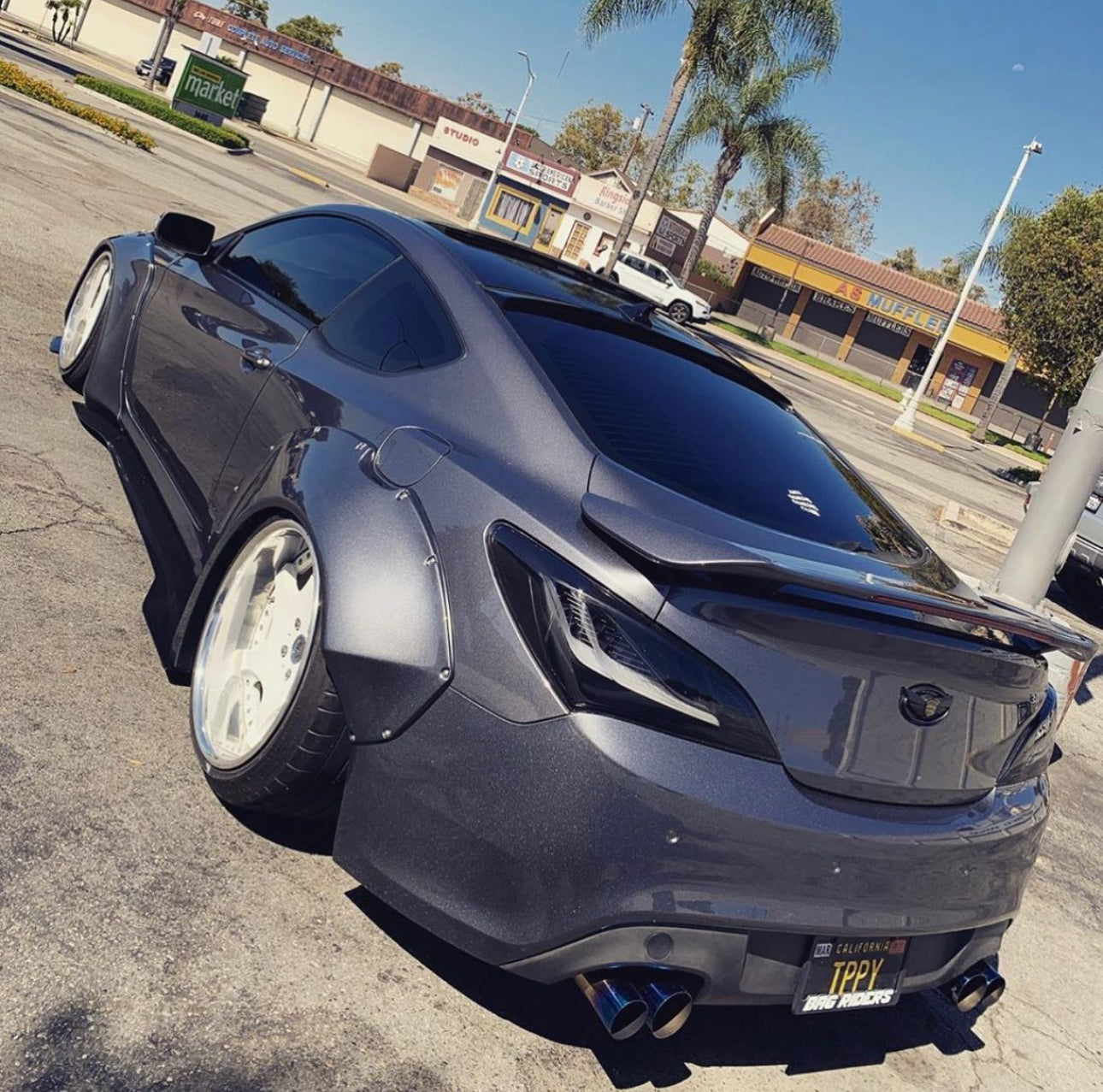 NTXGlow BLACK Eagle Eye Tail Lights (2010-2016 Hyundai Genesis Coupe) - JSI Racing 