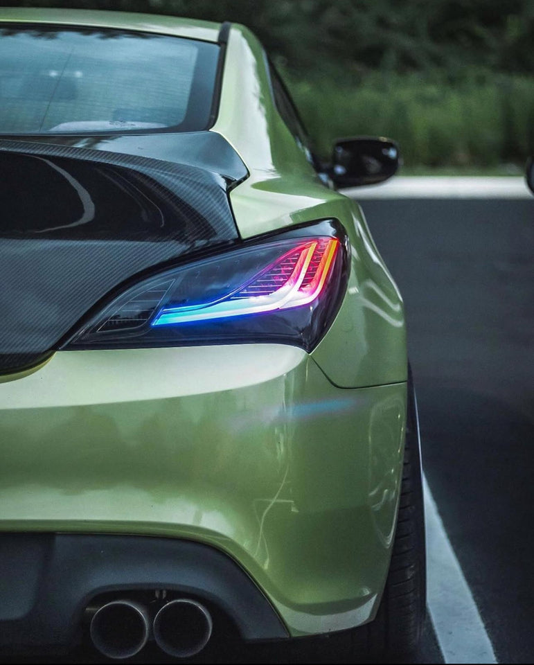 NTXGlow BLACK Eagle Eye Tail Lights (2010-2016 Hyundai Genesis Coupe) - JSI Racing 