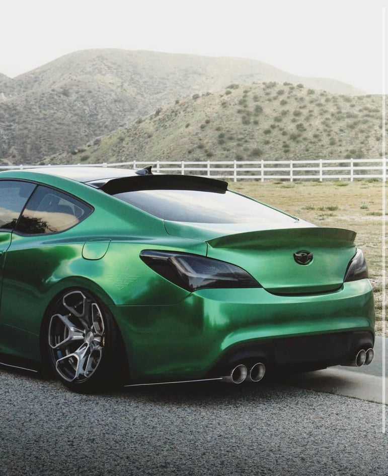 NTXGlow BLACK Eagle Eye Tail Lights (2010-2016 Hyundai Genesis Coupe) - JSI Racing 