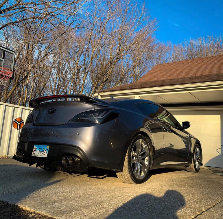 NTXGlow BLACK Eagle Eye Tail Lights (2010-2016 Hyundai Genesis Coupe) - JSI Racing 