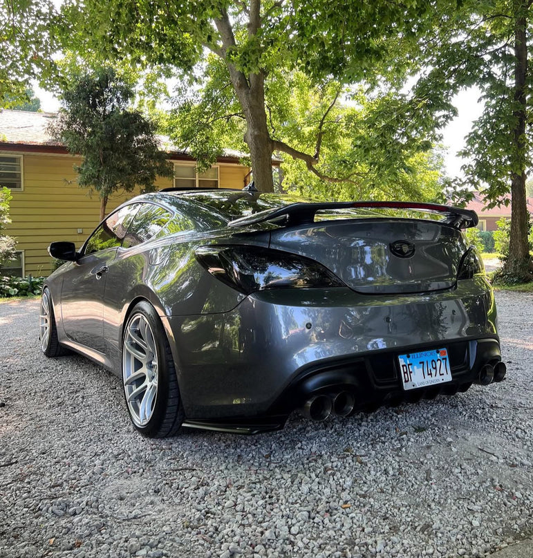 NTXGlow BLACK Eagle Eye Tail Lights (2010-2016 Hyundai Genesis Coupe) - JSI Racing 