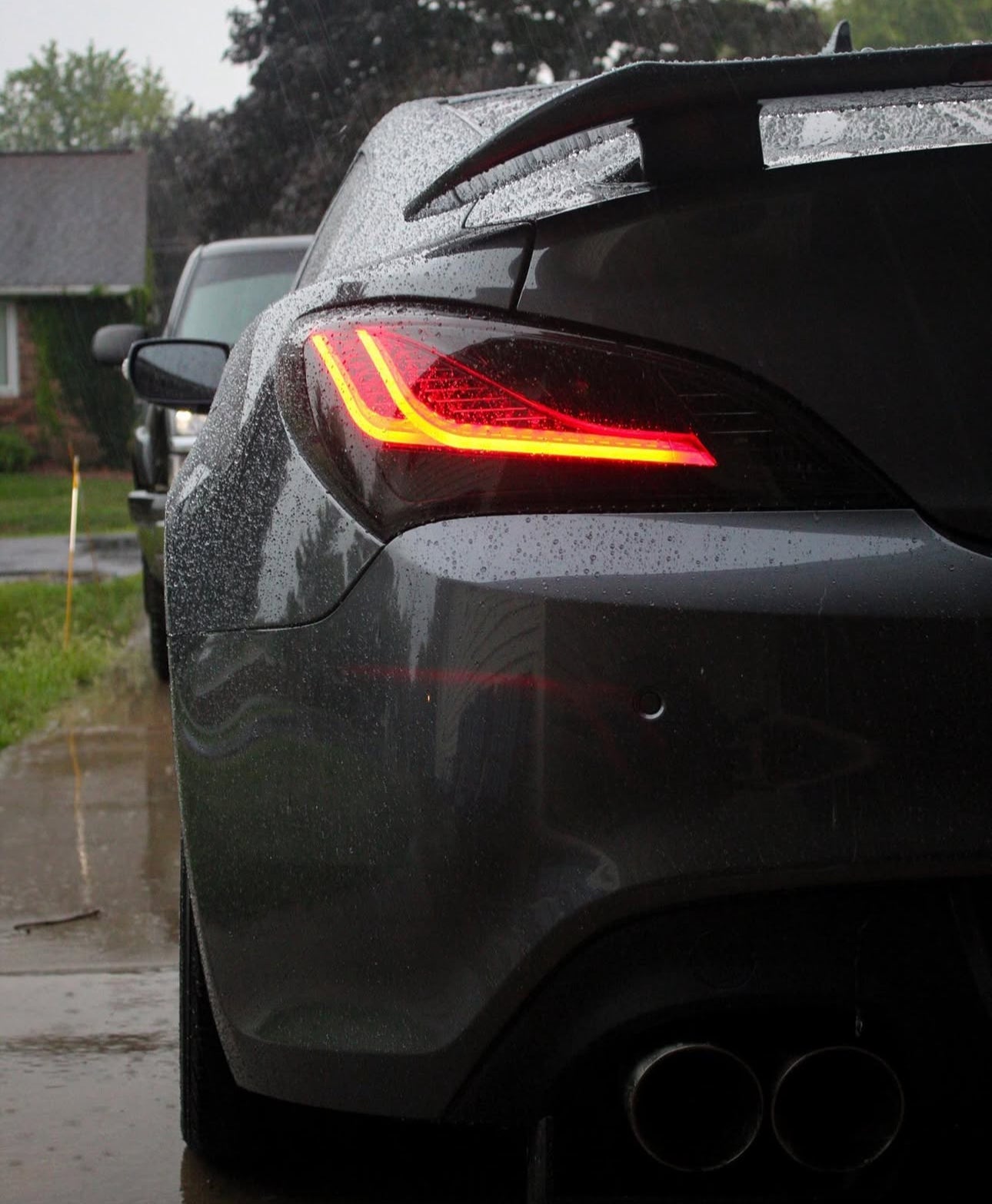 NTXGlow BLACK Eagle Eye Tail Lights (2010-2016 Hyundai Genesis Coupe) - JSI Racing 