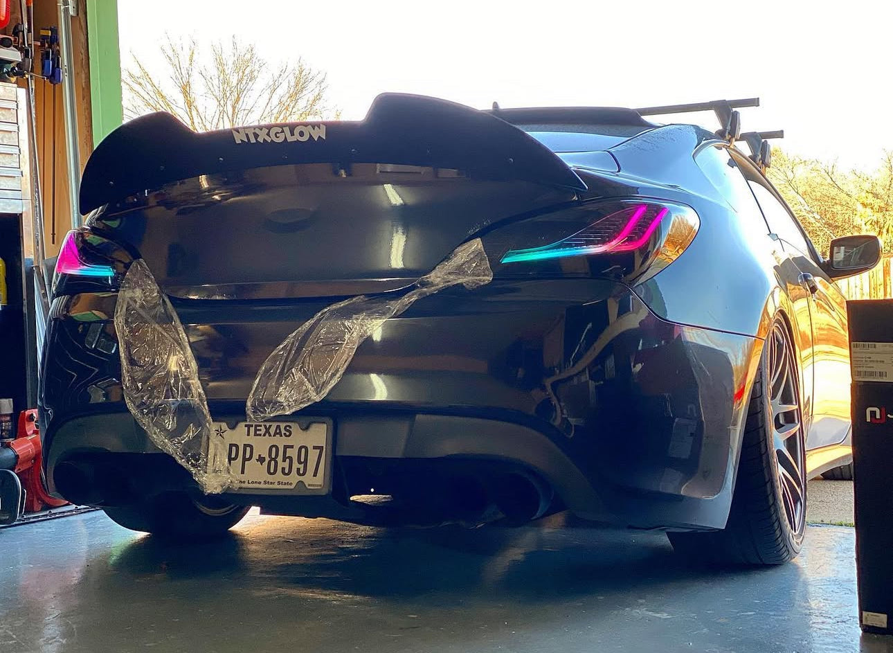 NTXGlow RGB Eagle Eye Tail Lights (2010-2016 Hyundai Genesis Coupe) - JSI Racing 