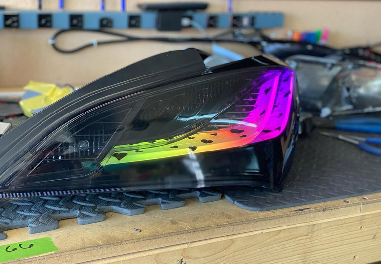 NTXGlow RGB Eagle Eye Tail Lights (2010-2016 Hyundai Genesis Coupe) - JSI Racing 