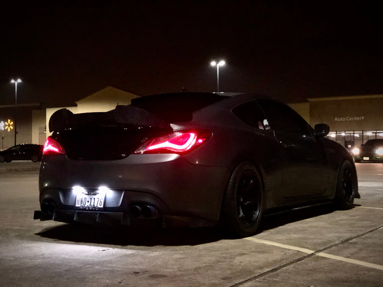 NTXGlow Wicker Bill Spoiler (2010-2016 Genesis Coupe) - JSI Racing 