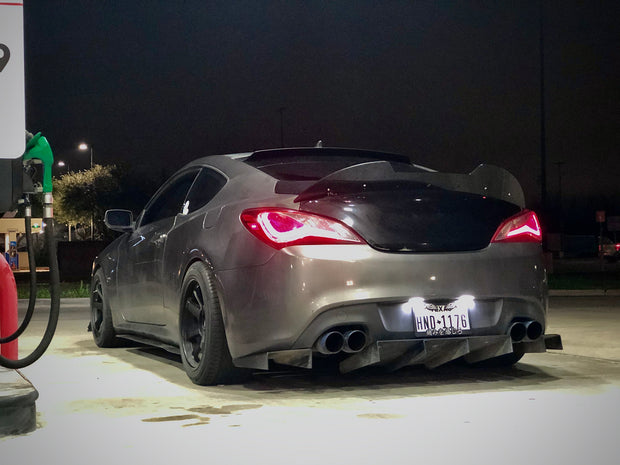 NTXGlow Wicker Bill Spoiler (2010-2016 Genesis Coupe) - JSI Racing 