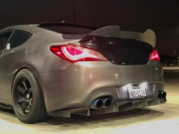 NTXGlow Wicker Bill Spoiler (2010-2016 Genesis Coupe) - JSI Racing 