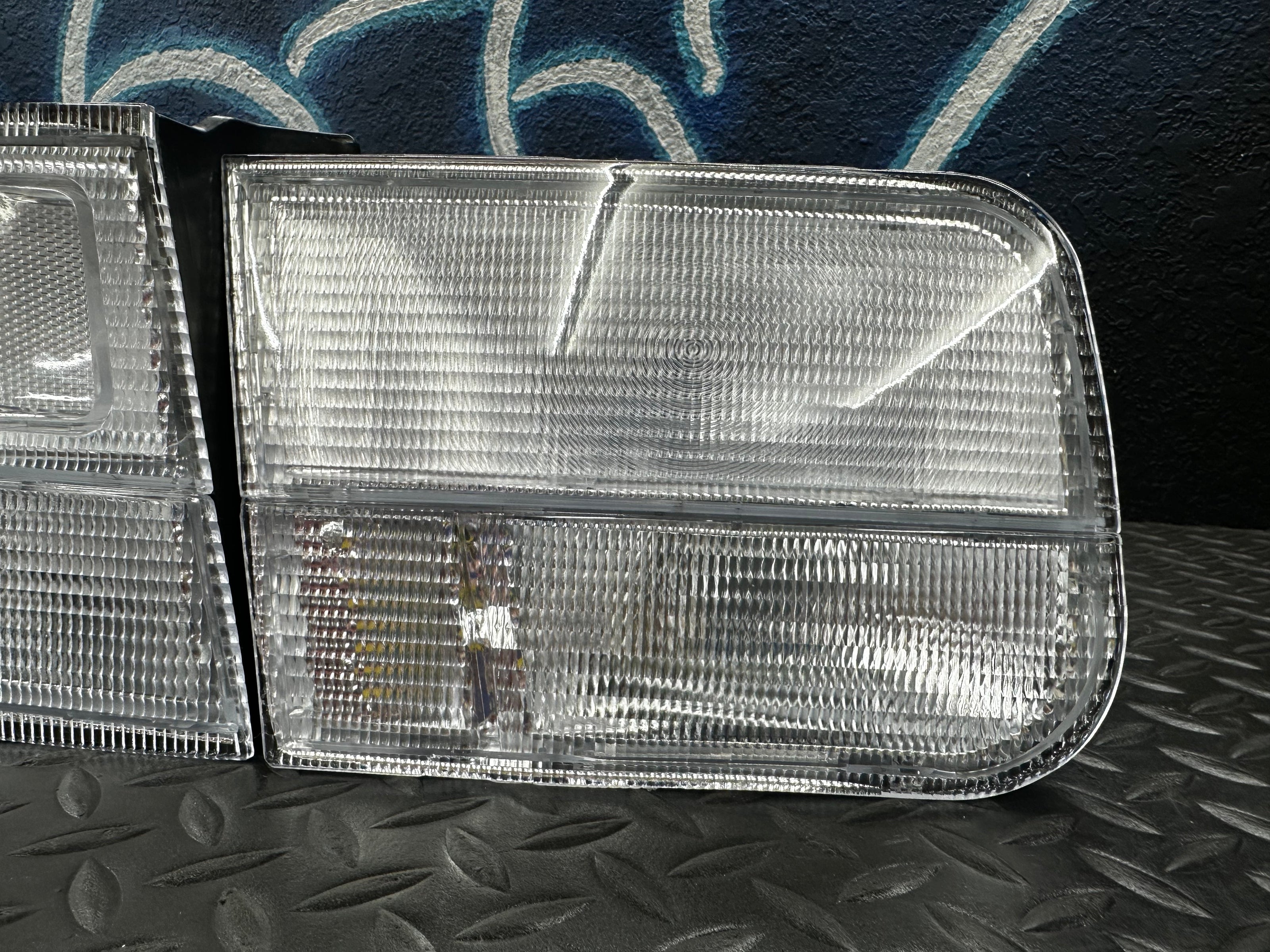 1996-2000 Honda Civic 2d Coupe Ek Jdm Clear 4pcs Rear Tail Light - JSI Racing 