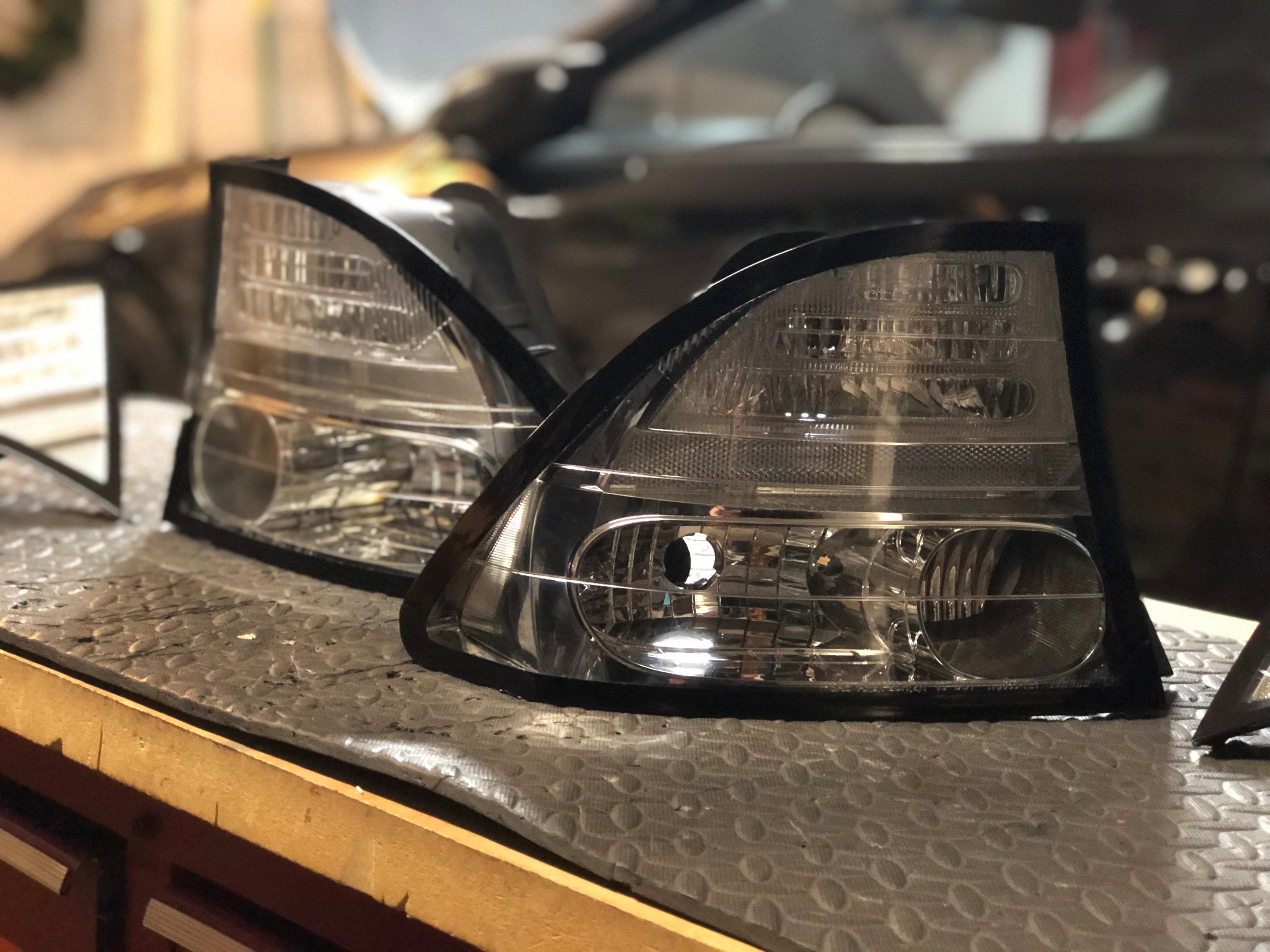 Custom 2006 2011 Honda Civic Sedan Clear Lens Oem Tail Lights - JSI Racing 