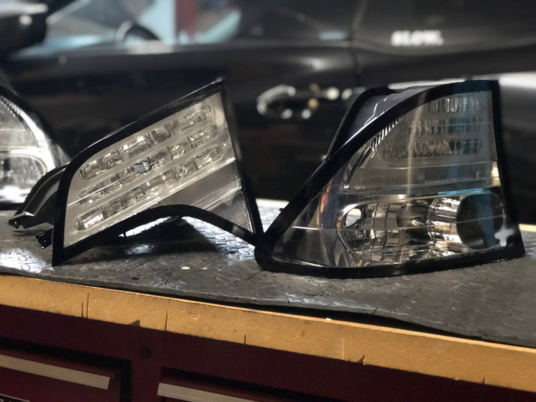 Custom 2006 2011 Honda Civic Sedan Clear Lens Oem Tail Lights - JSI Racing 