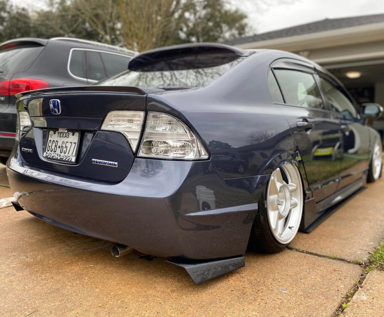 Custom 2006 2011 Honda Civic Sedan Clear Lens Oem Tail Lights - JSI Racing 