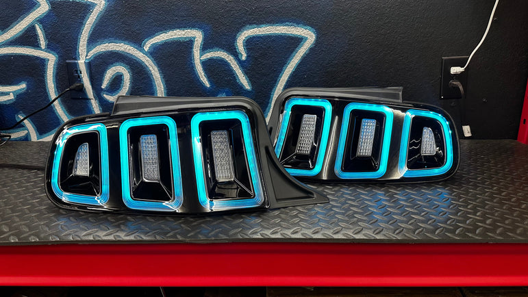 NTXGlow RGB Tail Lights (2010-2014 Ford Mustang) - JSI Racing 