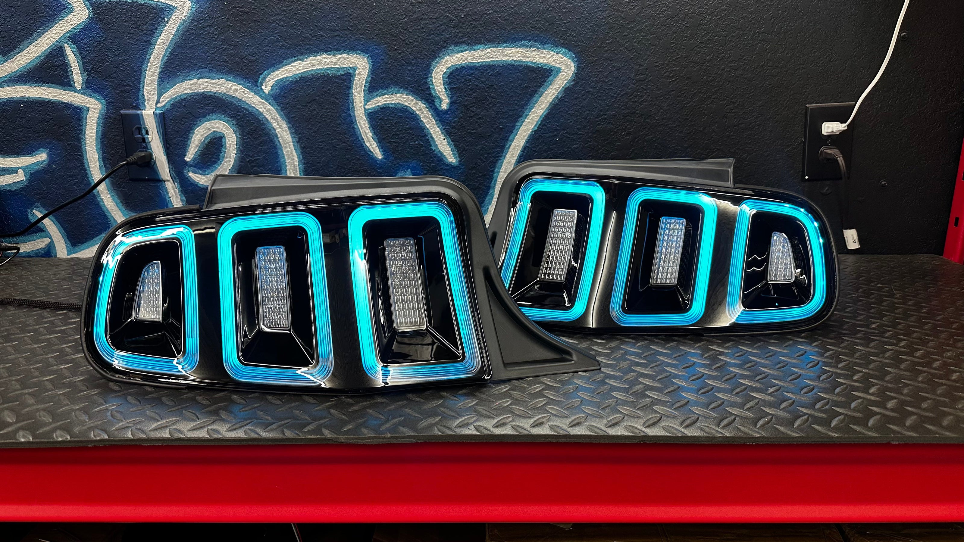 NTXGlow RGB Tail Lights (2010-2014 Ford Mustang) - JSI Racing 