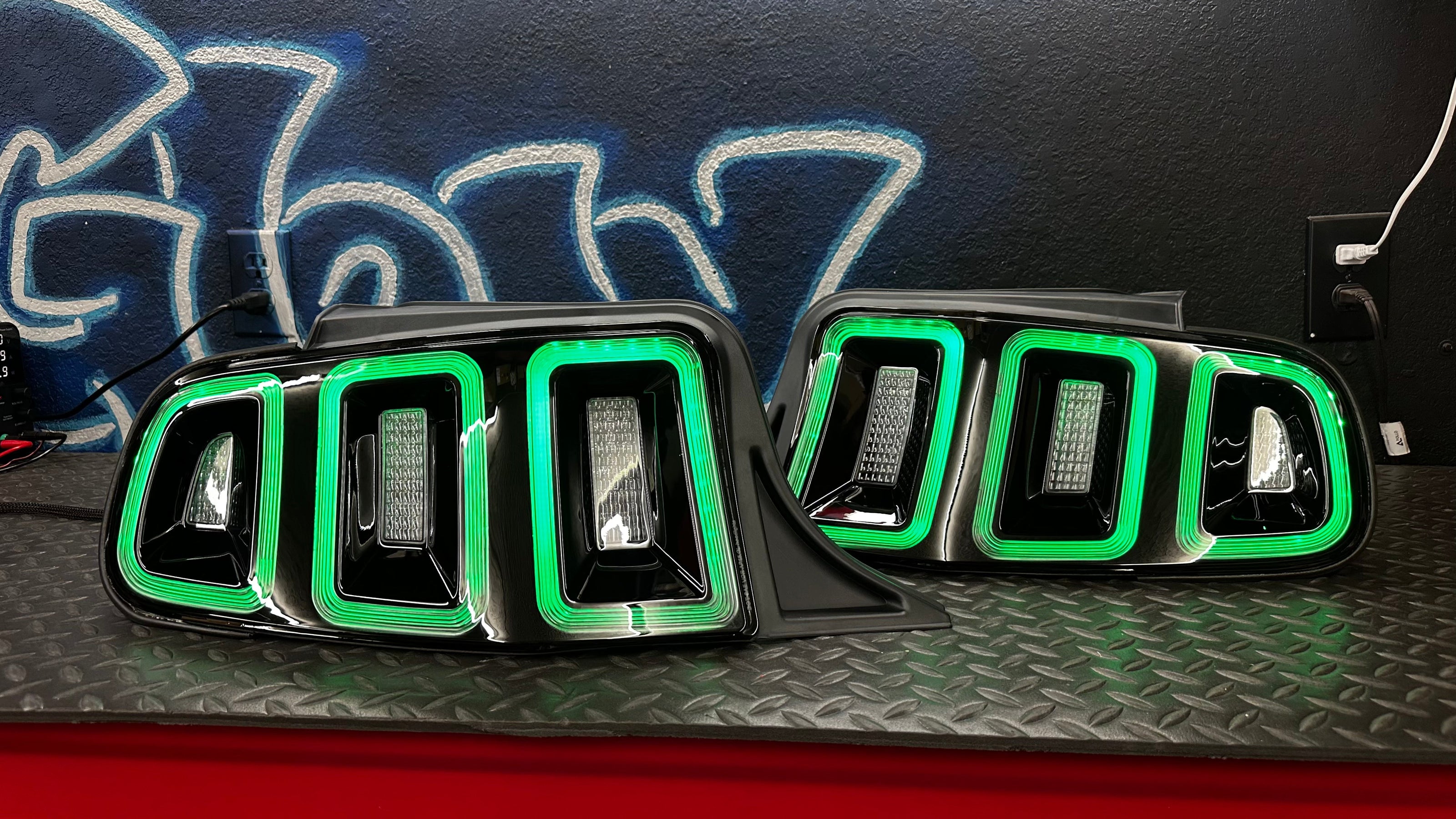 NTXGlow RGB Tail Lights (2010-2014 Ford Mustang) - JSI Racing 