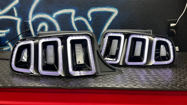 NTXGlow RGB Tail Lights (2010-2014 Ford Mustang) - JSI Racing 