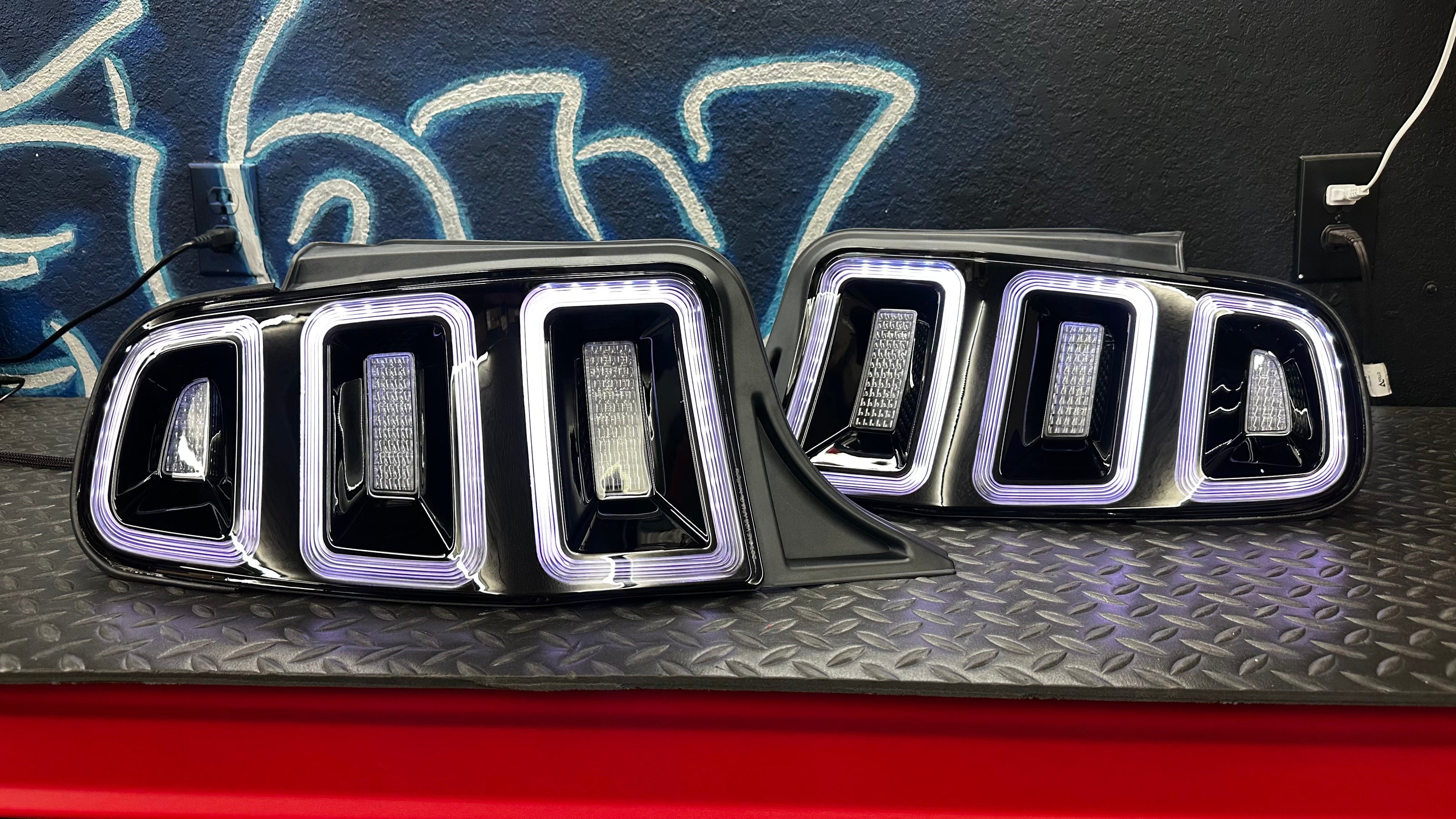 NTXGlow RGB Tail Lights (2010-2014 Ford Mustang) - JSI Racing 