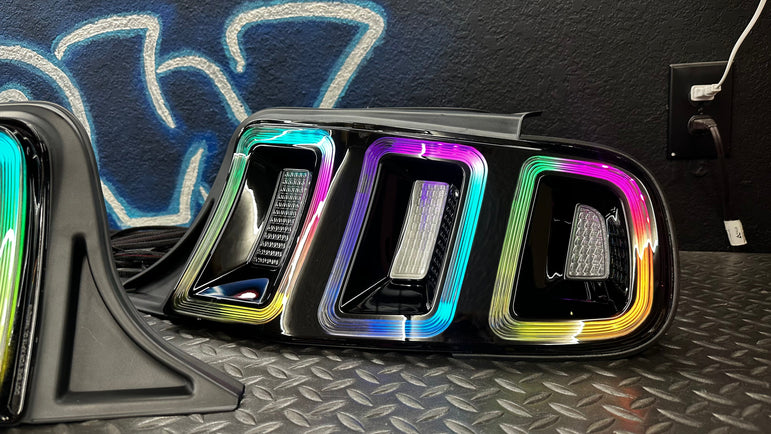 NTXGlow RGB Tail Lights (2010-2014 Ford Mustang) - JSI Racing 