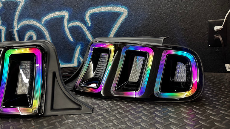 NTXGlow RGB Tail Lights (2010-2014 Ford Mustang) - JSI Racing 