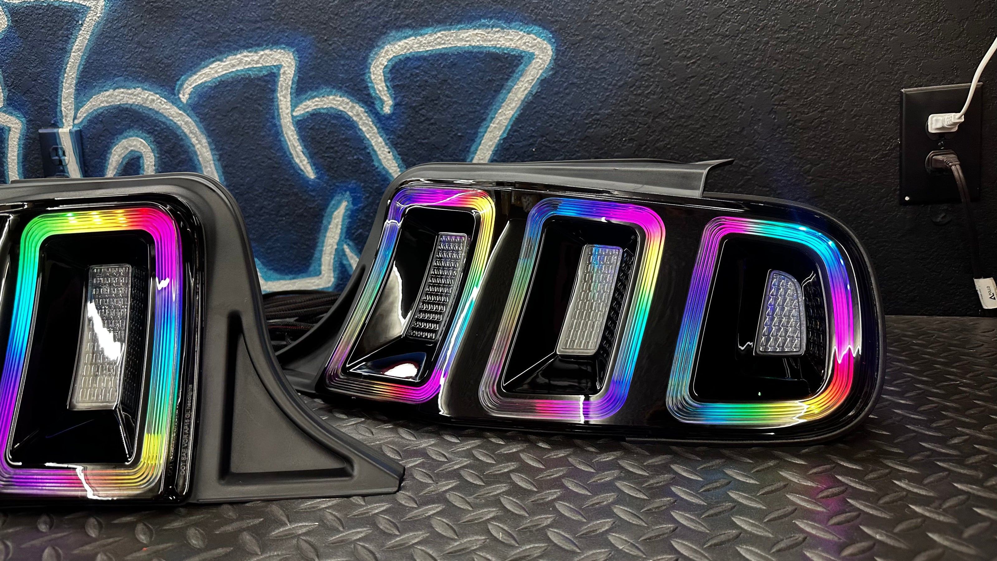 NTXGlow RGB Tail Lights (2010-2014 Ford Mustang) - JSI Racing 