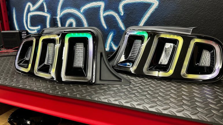 NTXGlow RGB Tail Lights (2010-2014 Ford Mustang) - JSI Racing 