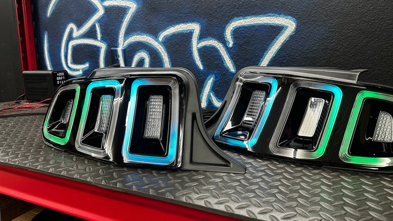 NTXGlow RGB Tail Lights (2010-2014 Ford Mustang) - JSI Racing 