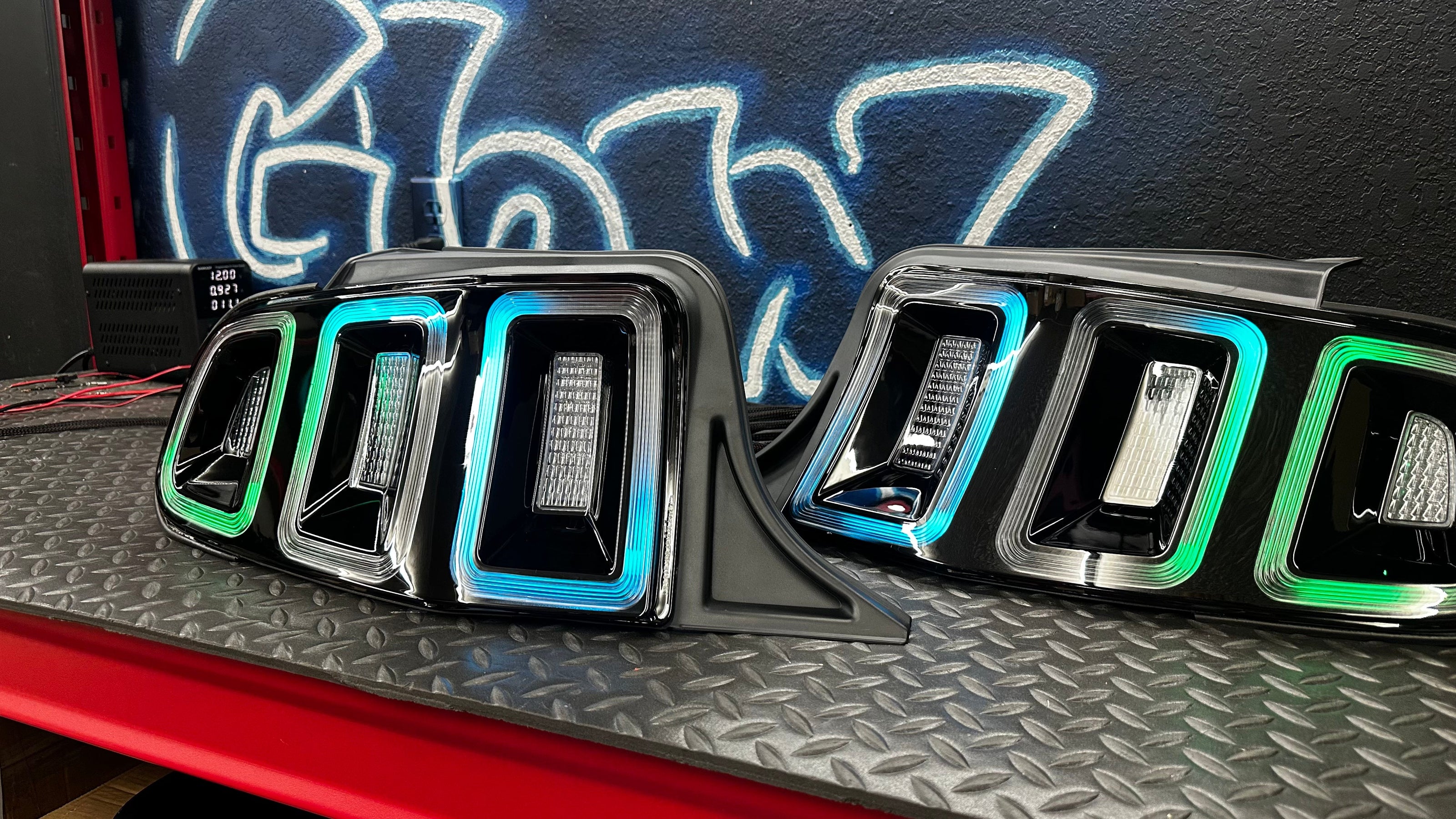 NTXGlow RGB Tail Lights (2010-2014 Ford Mustang) - JSI Racing 
