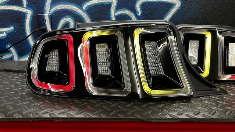 NTXGlow RGB Tail Lights (2010-2014 Ford Mustang) - JSI Racing 