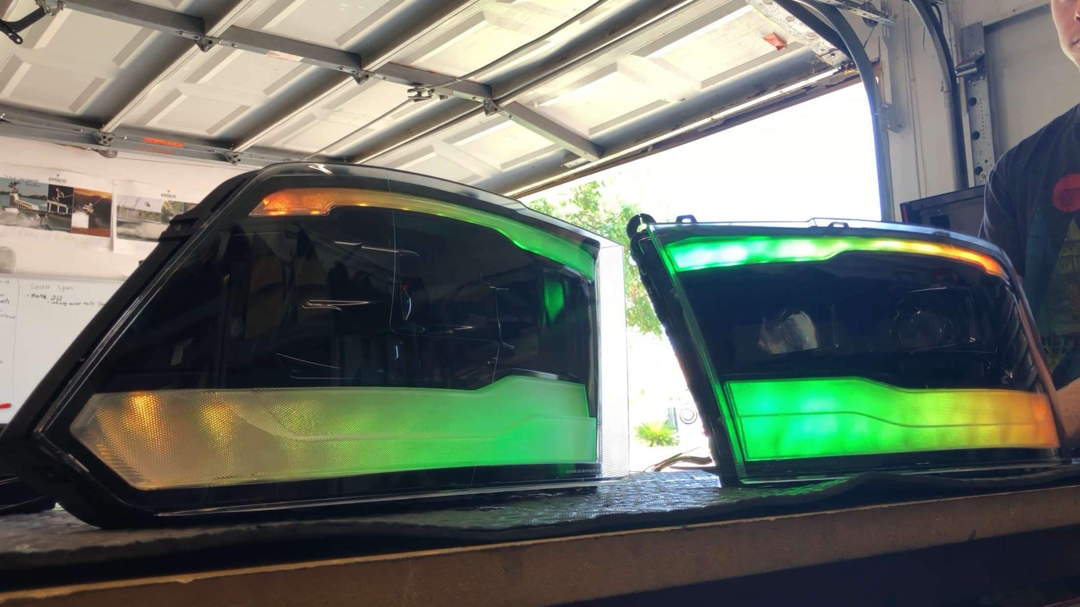 2009-2018 Ram 1500 Color Shifting Headlights - JSI Racing 