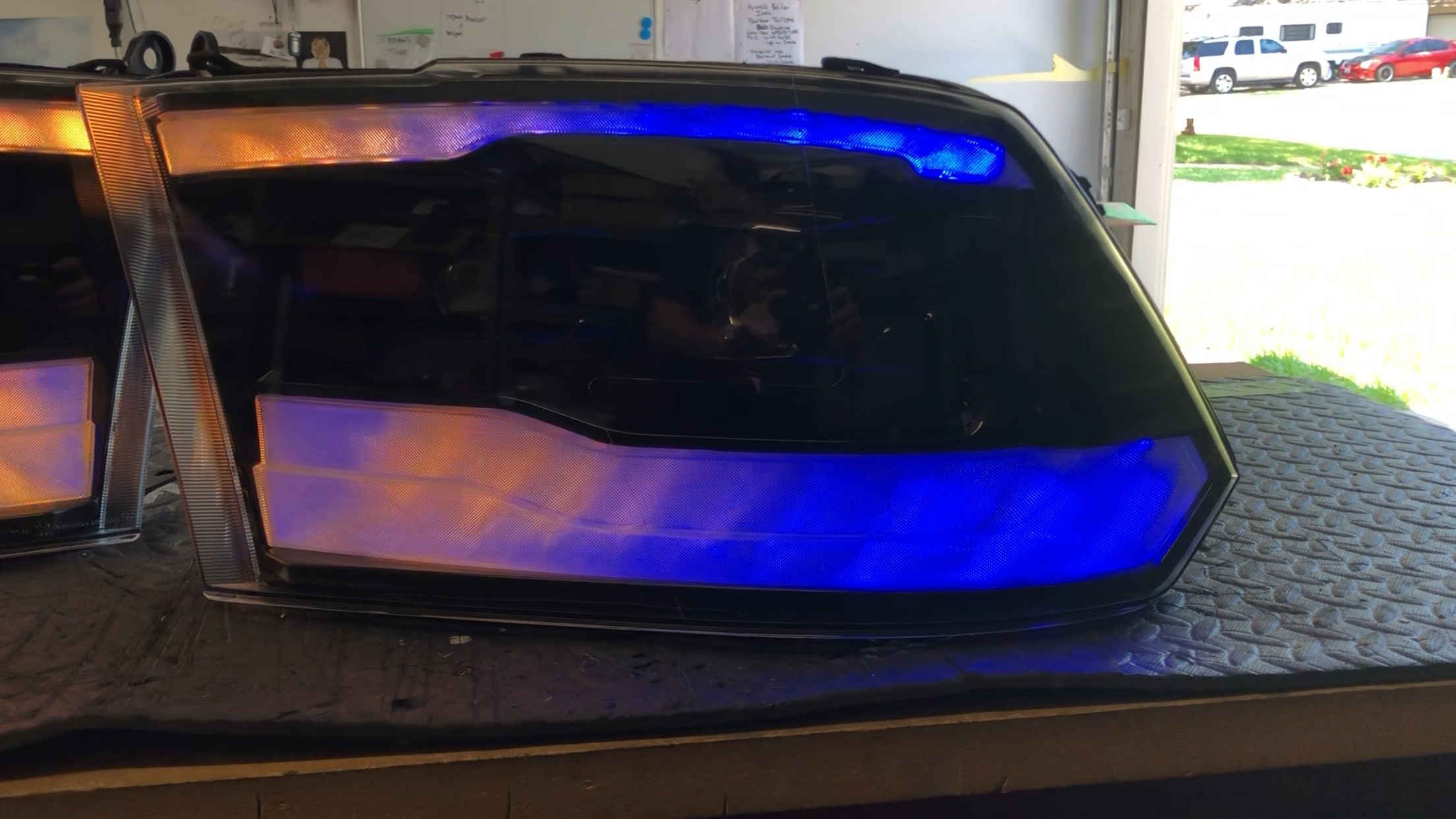 2009-2018 Ram 1500 Color Shifting Headlights - JSI Racing 